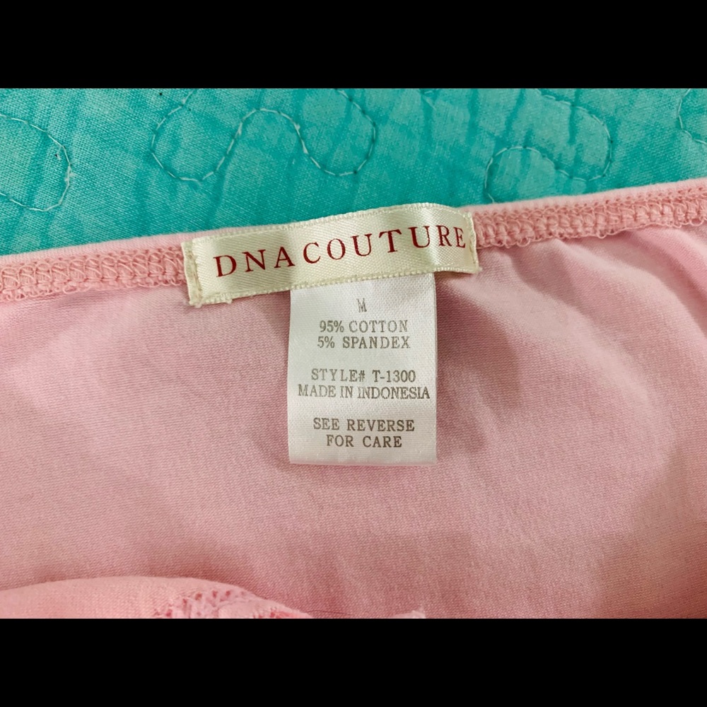 DNA COUTURE CAMISOLE PINK TOP - Picture 3 of 5